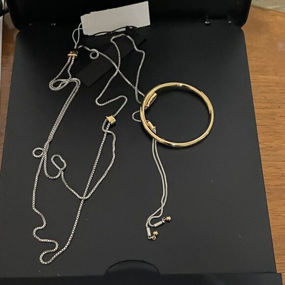 NWT/Jenny Bird-Sadie silver/pendant adjustable- comes with pouch - Picture 7 of 7